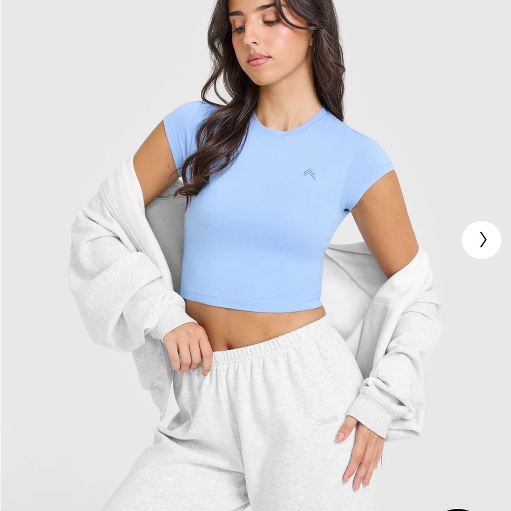 Oner Active Cotton Icon Baby Tee powdered blue